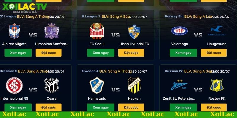 Link xem bóng đá không bị chặn trực tuyến không giới hạn